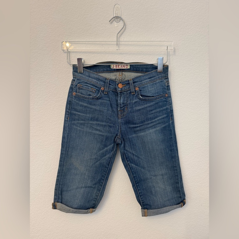 J Brand Lilly Cuffed Denim Shorts 24
